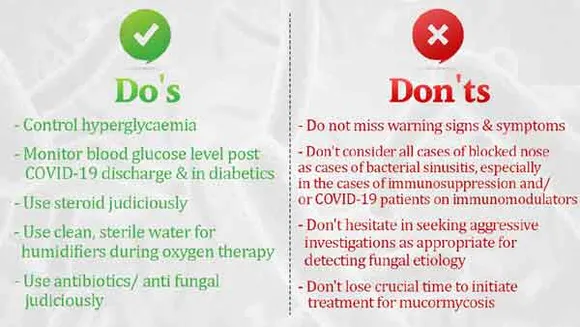 dos and donts in mucormyc
