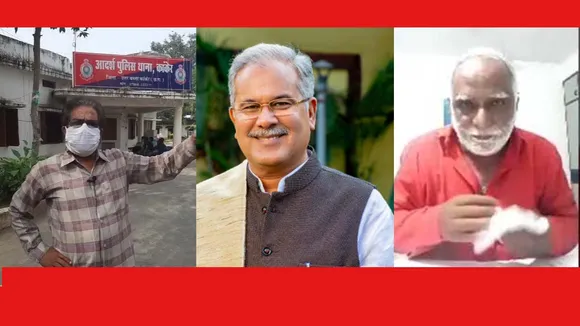 पत्रकार कमल शुक्ला पर थाने में हमला, बादल सरोज ने भूपेश बघेल से पूछा राज किसका है? माफिया का या आपका?