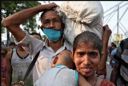अच्छे दिन ! सब झूठे हैं, पैर के छाले ￼सच्चे हैं