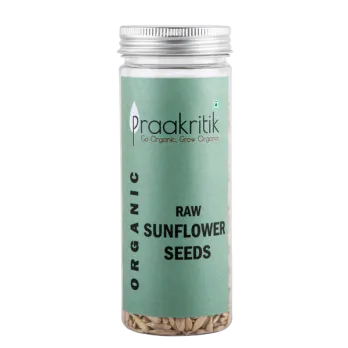 Click To Buy Praakritik Organic Raw Sunflower Seeds 150 gms