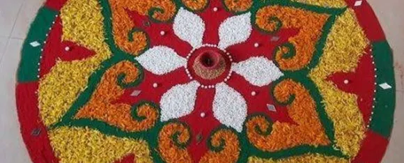 Rangoli In Holi: अबकी होली बनाएं क्रिएटिविटी से रंगोली