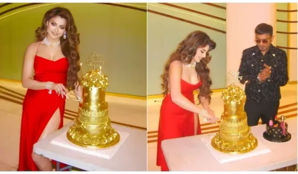 Urvashi Rautela ने 30वें जन्मदिन पर काटा 24 कैरेट सोने का केक? देखिए तस्वीरें