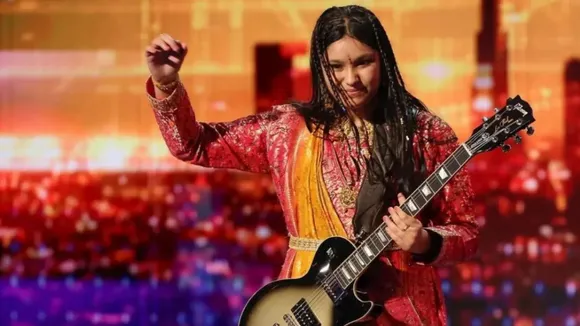 11 year old Indian Origin electric guitarist maya neelakantan