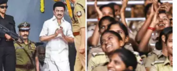CM एम.के. स्टालिन ने तमिलनाडु महिला पुलिस की स्वर्ण जयंती समारोह को किया होस्ट