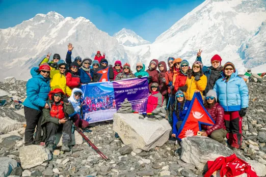 Nepal: जलवायु परिवर्तन जागरूकता के लिए महिलाएं एवरेस्ट अभियान पर हुईं रवाना