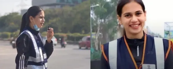 ट्रैफिक पुलिस वॉलंटियर शुभी जैन अनोखे अंदाज में सिखाती हैं नियम