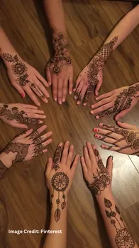 Sawan month mehendi design 