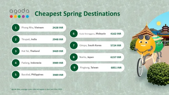 Agoda - Tirupati is India’s Most Affordable Travel Destination this Spring