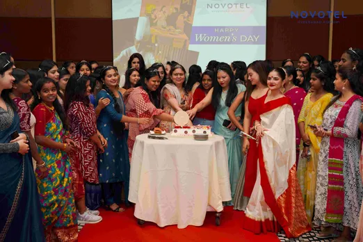 Novotel Hyderabad Airport celebrating IWD with all their female employees