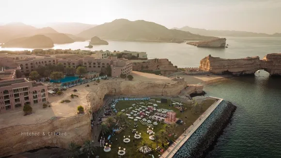 Shangri-La Muscat Helipad - Wedding Day Set up