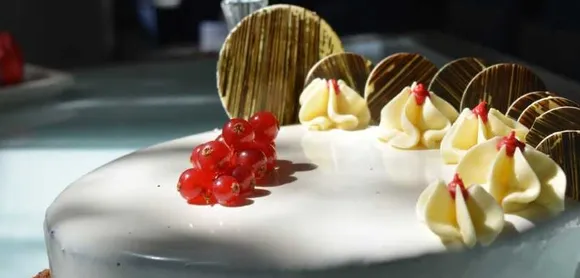 Blueberry pate de fruit enrobed in chocolate (eggless) at Novotel Bengaluru Outer Ring Road