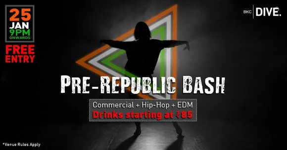 Celebrate the sovereignty at BKC Dive this Pre-Republic Day Bash