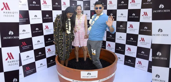 Indore Marriott Hotel celebrates its 2nd annual Grape Stomping & Longest Brunch in Madhya Pradesh