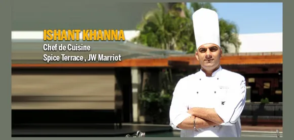 Chef Ishant Khanna, Chef de Cuisine Spice Terrace, JW Marriot