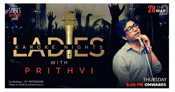 Ladies Karaoke Night With Prithvi at Saints N Sinners