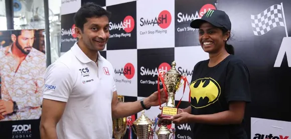 Formula One racer Narain Karthikeyan graces the finals of ‘Catch me if you can tournament’