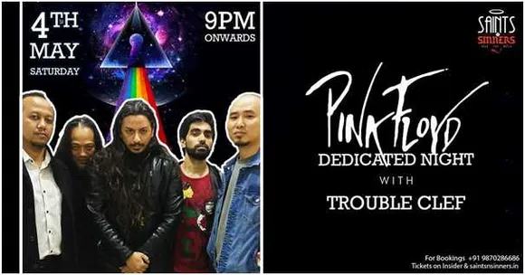 Pink Floyd Dedicated Night with Trouble Chef at Saints N Sinner