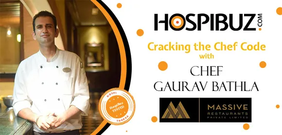 The sense conscious chef - Chef Gaurav Bathla