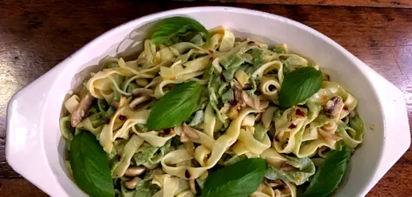 Enjoy the recipe of AGLIO –E- OLIO, an exquisite and delicious dish from chef Raji.