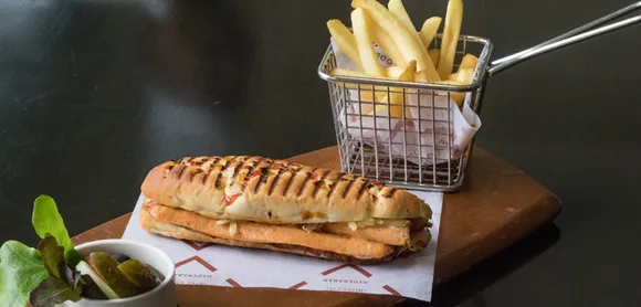 Grilled Cheese Hot Dog by Chef Gaurav Malhotra, Novotel Hyderabad Convention Centre