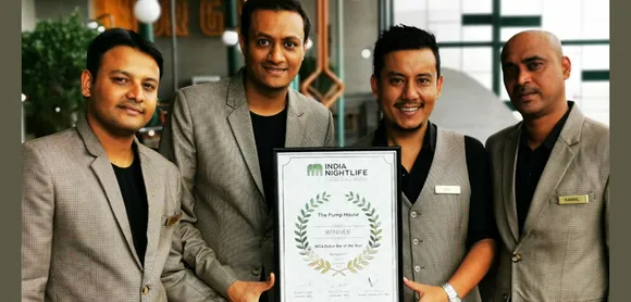 The Pump House, Bengaluru bags another Award into its kitty -The India Nightlife Convention and Awards 2019