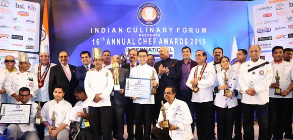 Indian Culinary Forum Organises the 16th Annual Chef Awards the Oscars of Chef Awards in India