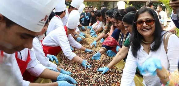 Indore Marriott Hotel brings in the winter festivities with Cake mixing and a Grape stomping ceremony