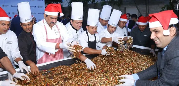 Radisson Blu Faridabad concluded Cake-Mixing ritual to welcome Christmas festivities