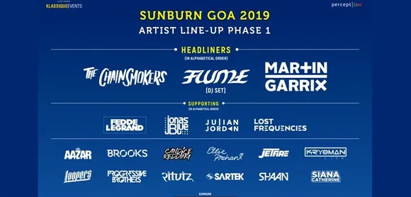 Phase 1 Artist Line-Up Of Sunburn Festival 2019 Reveale