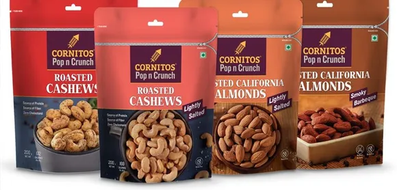 Cornitos roasted almonds and cashews are ready to be your favorite munchies this fall