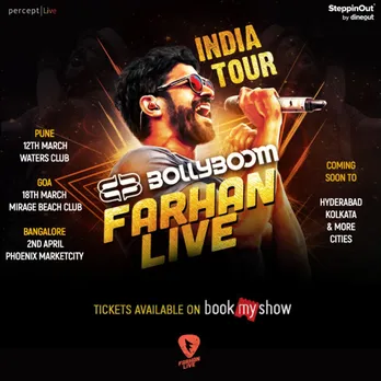 Bollyboom in association with SteppinOut by Dineout announces the ‘Farhan Live India Tour 2022’ with Farhan Akhtar