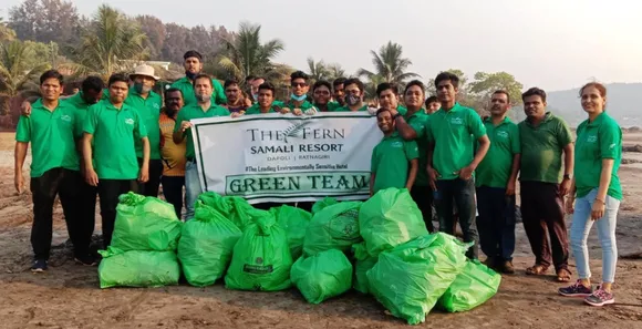 Beach Cleaning Drive by The Fern Samali Resort Dapoli Maharashtra