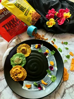 Holi Recipe -Colourful Cornitos Ravioli