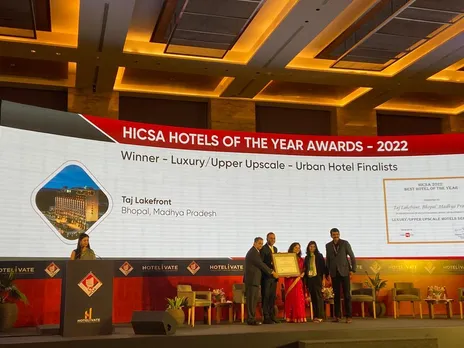 Taj Lakefront Bhopal gets awarded for best “Luxury Upscale Hotel” in South Asia