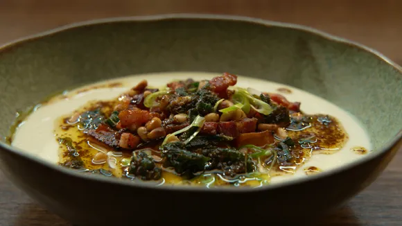 Julie Goodwin proves why she is the original queen bee of MasterChef Australia with her homely cauliflower soup in the latest episode of MasterChef Australia: Fans & Favourites on Disney+ Hotstar