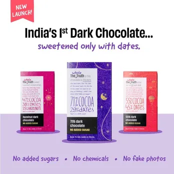 The Whole Truth brings to you a chocolate unlike any other - India’s first Date-Sweetened Dark Chocolate range