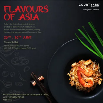 Experience Flavours of Asia at Courtyard by Marriott Bengaluru Hebbal