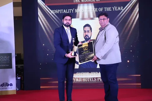 Suchir Jindal awarded Hospitality Marketeer of the year 2022