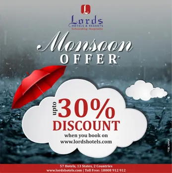 Lords Hotels and Resorts celebrates Monsoon with a Dhamaka Offer