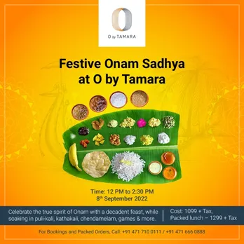 Relish the Traditional Flavours of Onam at Home