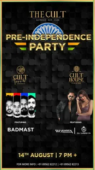 Start the Celebration with a Pre-Independence Day Bash at The Cult (House & Terra)