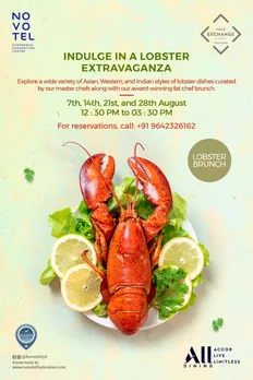 Indulge in a Lobster Extravaganza Novotel Hyderabad Convention Centre