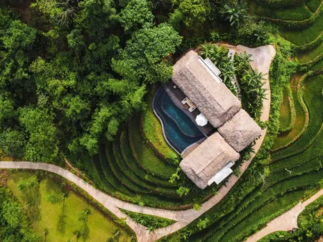 Waterfall Bathes the Heart of a New Resort in Vietnam