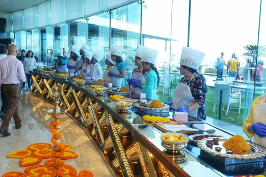 "A gala Ladoo making ceremony held at Novotel Visakhapatnam Varun Beach to celebrate the upcoming festivity”