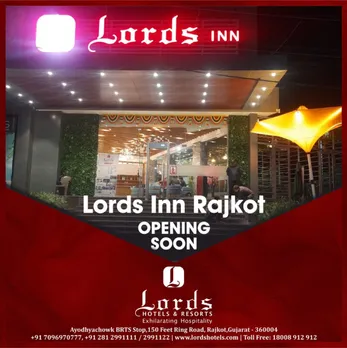 Lords Hotels and Resorts further strengthens its position in Rajkot with its 3rd hotel – Lords Inn