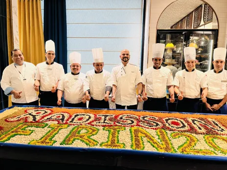 Cake Mixing Ceremony At Radisson Goregaon