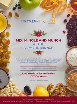 Enjoy a Festive Sunday Brunch along with cake-mixing at Novotel Pune!