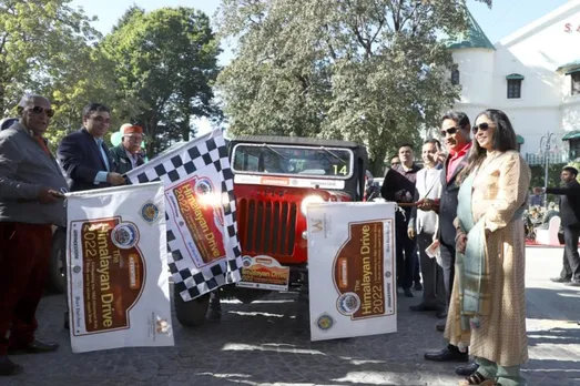 HIMALAYAN  DRIVE 2022 : Ceremonial Send Off from Welcomhotel The Savoy Mussoorie