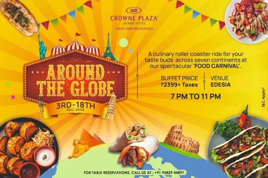 Travel ‘Around The Globe’ with a spectacular international food Carnival at Edesia