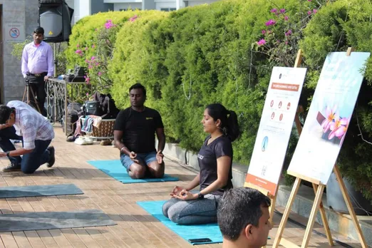 'Wellness Morning' organized by Courtyard by Marriott Hebbal Bengaluru in collaboration with TATTVA Wellness